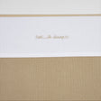 Meyco baby ssst...ik slaap!! ledikant laken - sand - 100x150cm - 0.3 tog