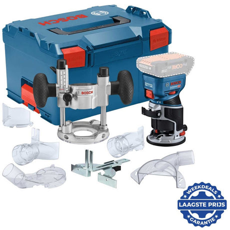 Bosch professional gkf 18v-8 accu boven- en kantenfrees 18v basic body in l-boxx - 06016c2003