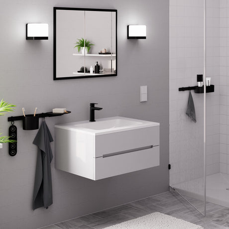 Hansgrohe logis fine - wastafelmengkraan - ééngreeps bediening - coolstart energiebesparend - zonder waste - 110mm - mat zwart