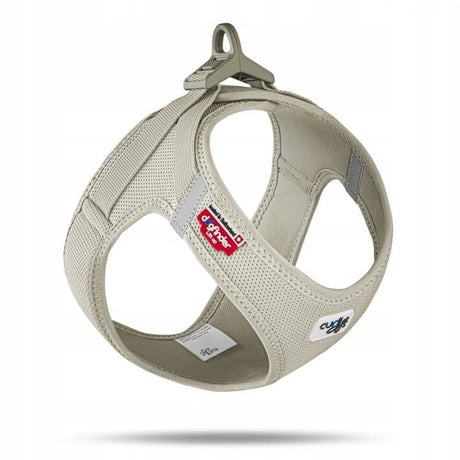 Curli sluiting air mesh hondentuigje beige xs