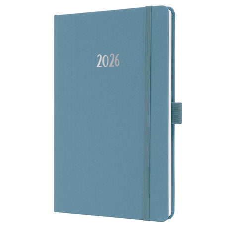 Sigel weekagenda feel 2026 formaat a5 powder blue hardcover