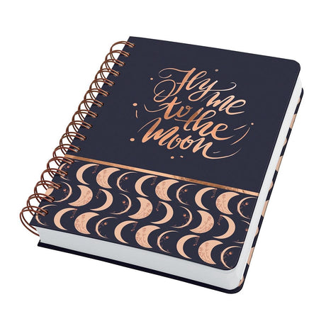 Sigel spiraal notitieboek jolie a5 hardcover 240 pagina's dots 120 grams papier moonlight melody