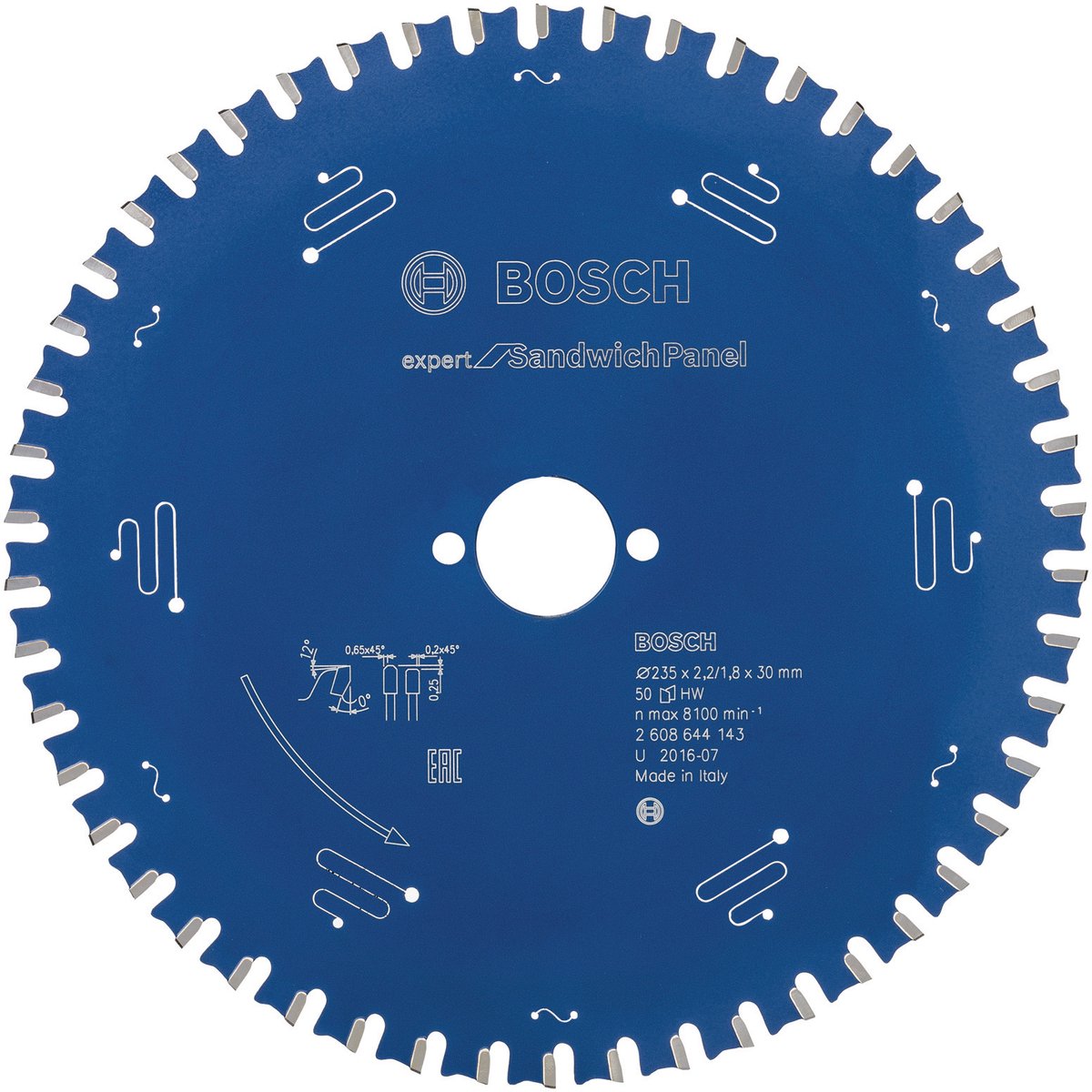 Bosch cirkzb expert sndwpanl235x30x2.2 1.8x50