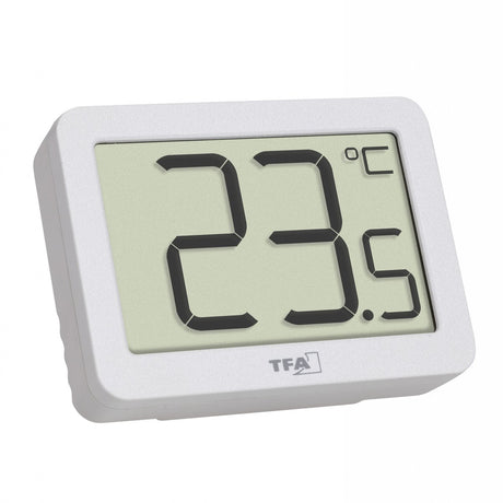 Tfa dostmann tfa binnen thermometer - digitaal - kunststof - wit - 6 x 2 x 4 cm