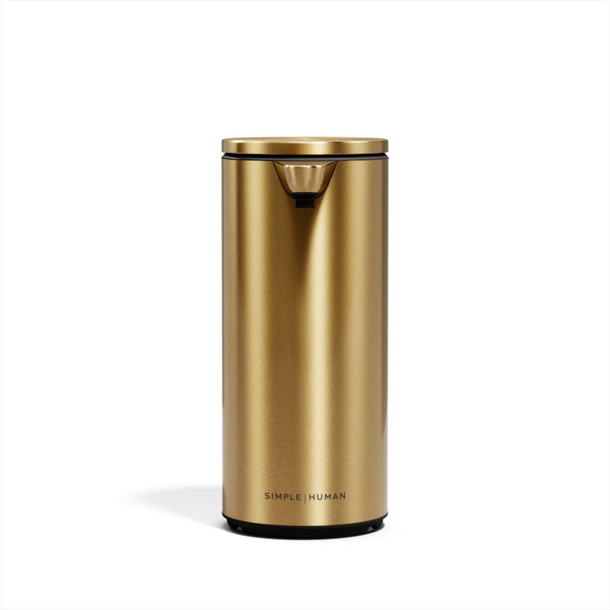Simplehuman zeepdispenser 266 ml oplaadbaar met sensor - messing - roestvast staal - voor vloeistoffen
