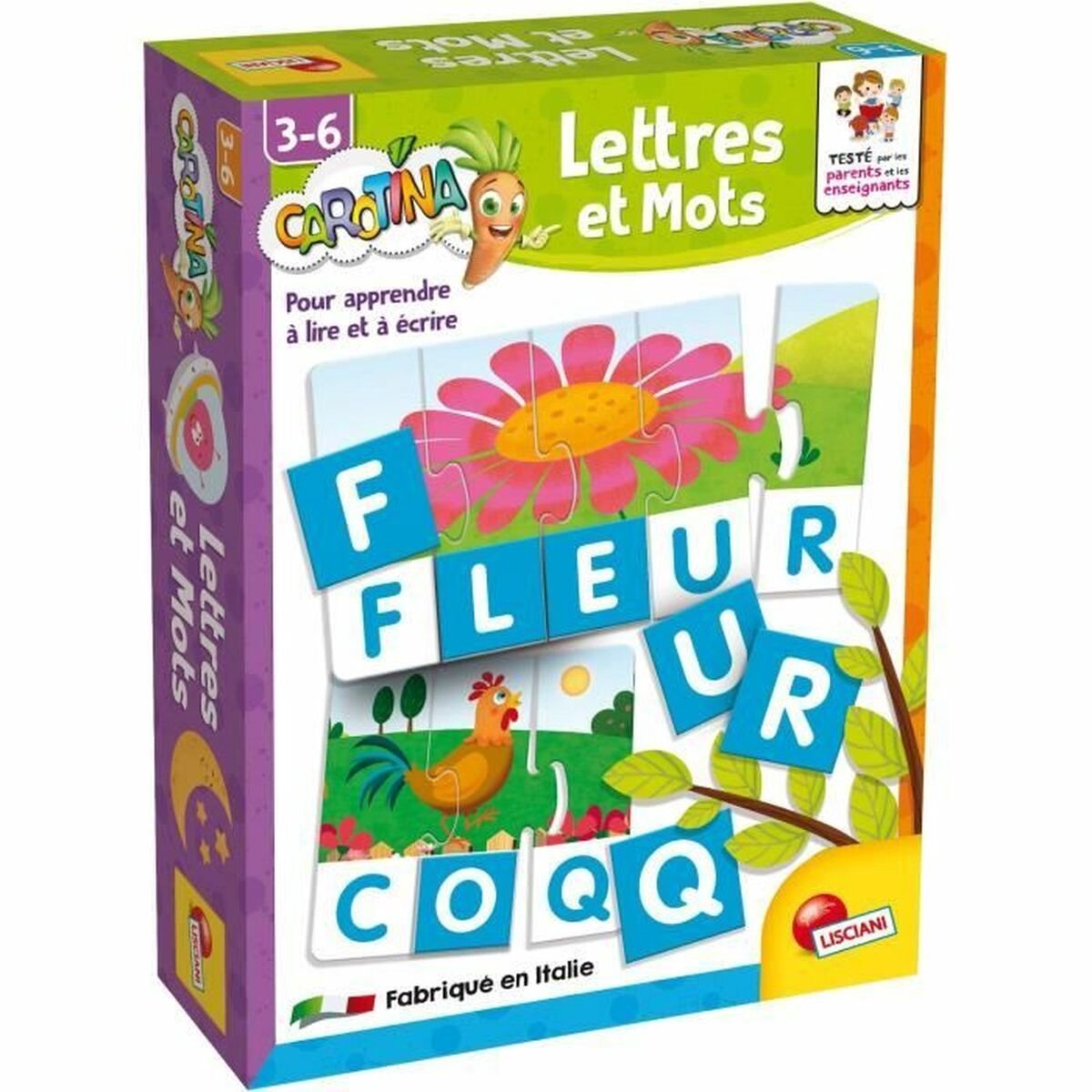 Lisciani - carotina - letters et mots - fr