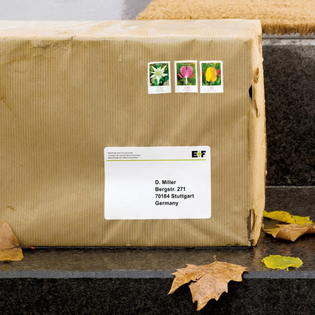 Herma special - extra starke, selbstklebende, matte versandetiketten aus polyesterfolie - weiß - 99,1 x 67,7 mm 200 eti