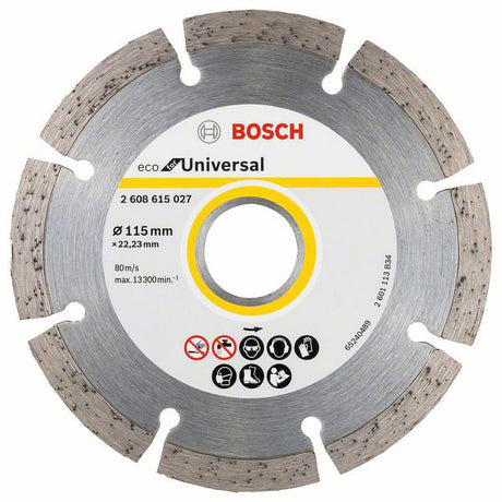 Bosch eco for universal - diamantschijf - 115 mm - segment
