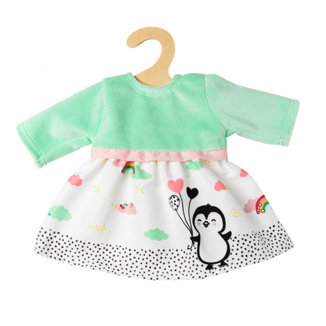 Heless poppenjurk pinguïn - babypop kleding 28-35cm - multicolor. m
