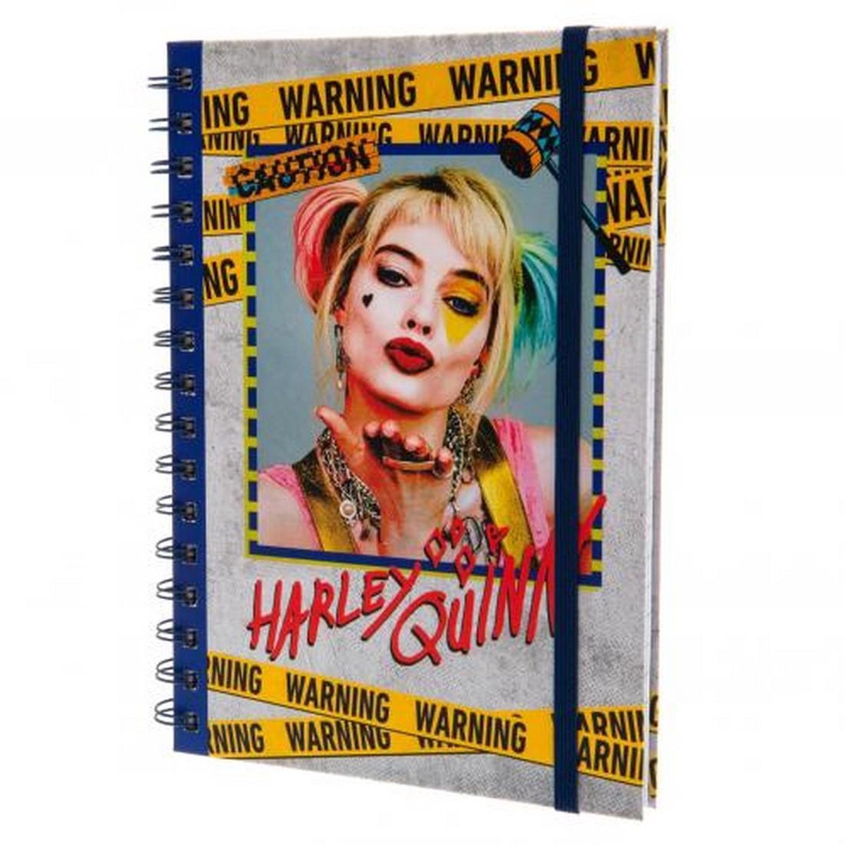 Birds of prey notitieboek - : harley quinn warning - a5