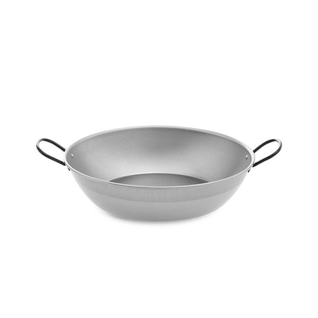 Vaello diepe pan met handvat gepolijst staal (ø 30 cm)