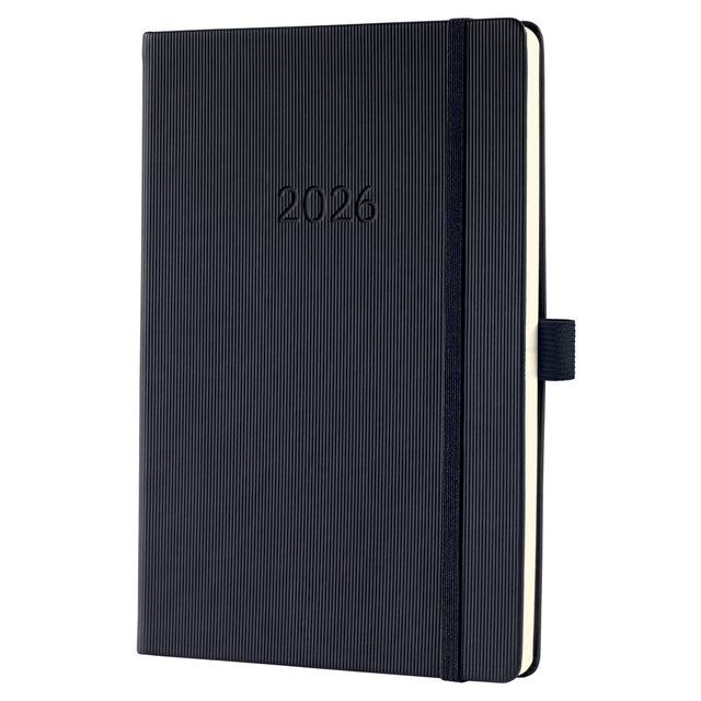 Sigel weekagenda 2026 conceptum formaat a5 met extra notitieruimte zwart hardcover