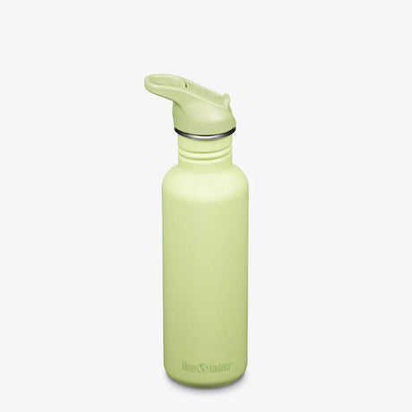 Klean kanteen classic single wall 800ml - flip sport cap shadow lime