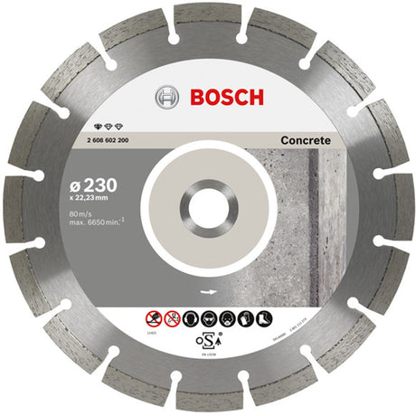 Bosch - diamantdoorslijpschijf standard for concrete 150 x 22,23 x 2 x 10 mm