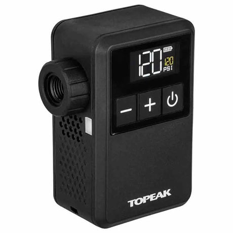 Topeak e-booster mini 6 bar 120 psi mini pomp zwart 120 psi