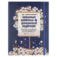 Comellopeter pauper peter pauper internet password logbook - falling blossoms - met elastieksluiting - large 16x21 cm