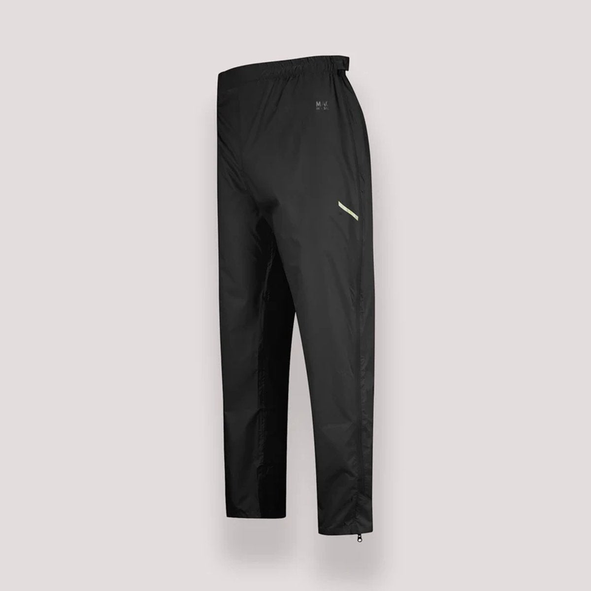 Mac in a sac - full zipper regenbroek - zwart - maat m