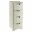 Curver style ladesysteem - 4x 14l - vintage wit