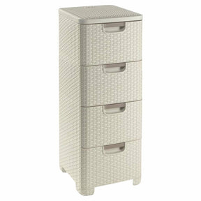 Curver style ladesysteem - 4x 14l - vintage wit