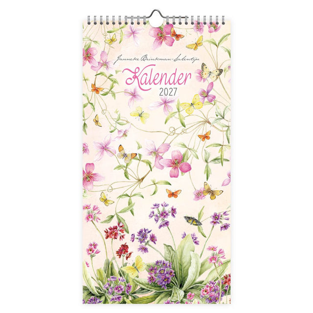 Comello janneke brinkman maandnotitiekalender 2027 clematis en primula