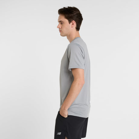 New balance sport short sleeve t-shirt heren sportshirt - grey