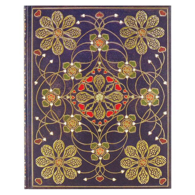Peter pauper oversize notitieboek - antique blossoms - 18x23 cm
