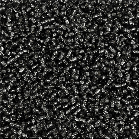Creativ company rocailles, afm 15 0 mm, d: 1,7 mm, 500 gr, grey green