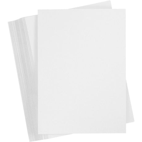 Creativ company karton - sneeuwwit a6 papier - diy kaarten - 10,5x14,8cm - 180 grams - 100 vellen