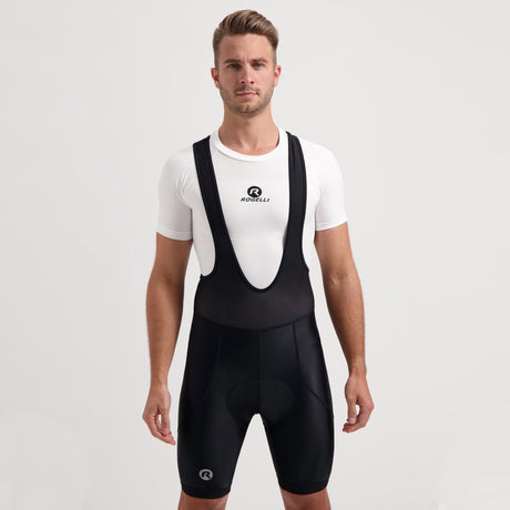 Rogelli core heren korte fietsbroek - zeem - bretels - zwart