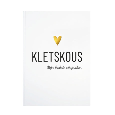 Merkloos sans marque kletskous uitsprakenboekje - invulboek voor leukste uitspraken van je kind - cadeau tip