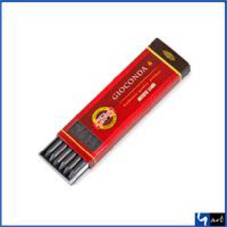 Koh-i-noor 6 gioconda 5.6 mm graphite leads. 4865 2b