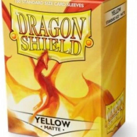 Dragon shield tcg sleeves - - yellow geel standard size