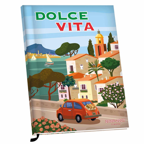Plenty gifts agenda 2027 – 18-maanden agenda – dolce vita agenda 2026-2027 – weekplanner – luxe kaft duurzame afwerking
