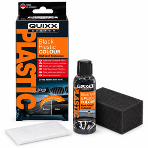 Quixx zwarte kunststofverf 75ml