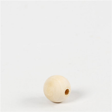 Creativ company cc houten kralen 15 mm naturel 20 stuks