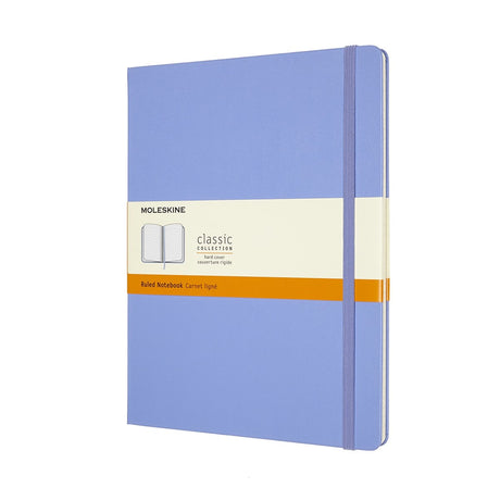 Moleskine classic notitieboek - extra large - hardcover - gelinieerd - hortensia blauw