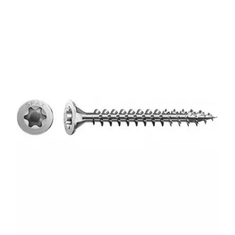 Spax torx houtschroef platte kop - 5.0x60mm - t10 - 25 stuks