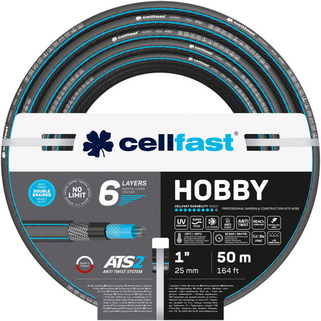 Cellfast hobby ats2 serie - tuinslang - 1 - 50m - uv- en algenbestendig