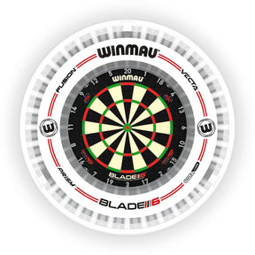 Winmau plasma ice light pro-line surround bundel wit