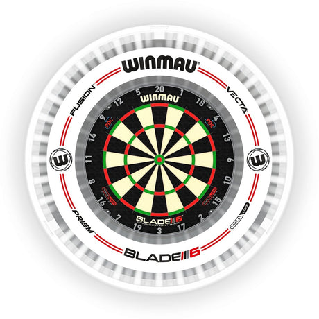 Winmau plasma ice light pro-line surround bundel wit