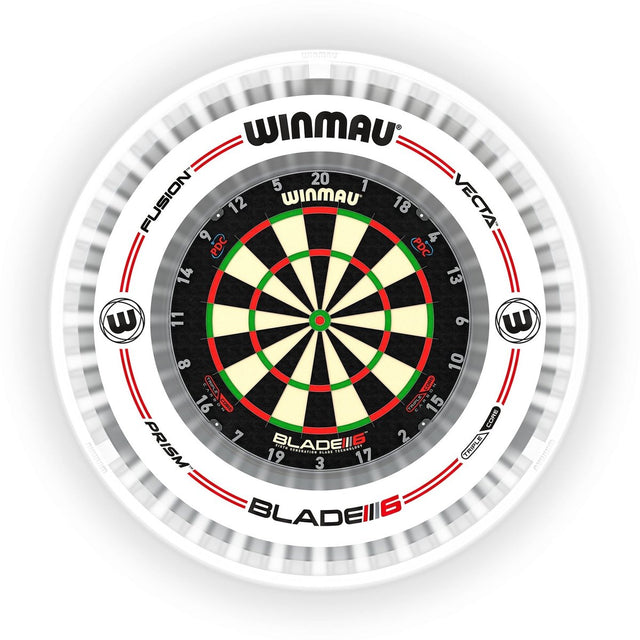 Winmau plasma ice light pro-line surround bundel wit