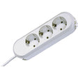Bachmann smart stekkerdoos 3x geaard contact, wit, 1,5 m
