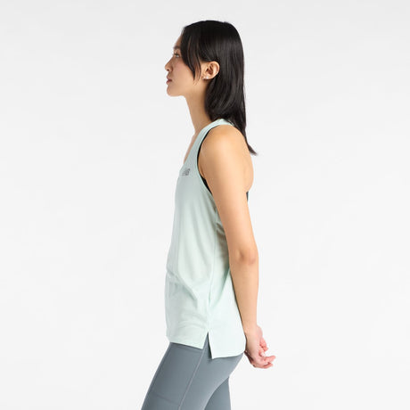New balance sport essentials tank dames sportshirt - cosmic jade