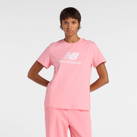 New balance sport essentials jersey logo t-shirt dames t-shirt - cortado