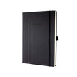 Sigel notitieboek conceptum pure a4 zwart hardcover 194 pagin's 80 grams lijn