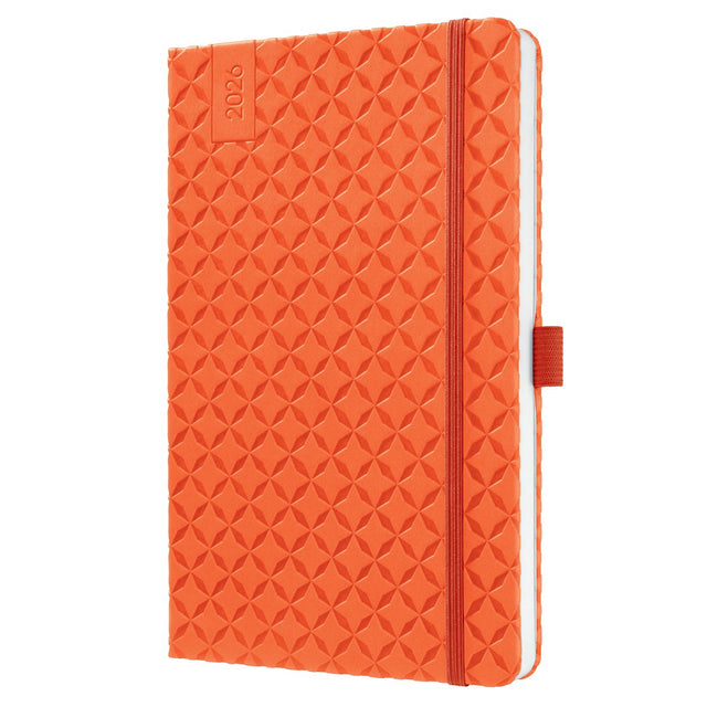 Sigel weekagenda flair 2026 formaat a5 pumpkin orange hardcover