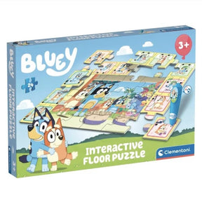 Bluey clementoni - - interactieve vloerpuzzel - 24 stukjes - legpuzzel
