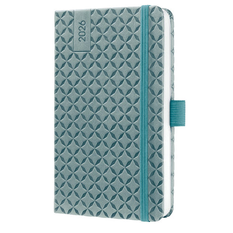 Sigel weekagenda flair 2026 - formaat a6 - ocean blue - hardcover - si-j6132