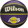 Wilson nba la lakers (size 7) basketbal - paars geel | maat: 7