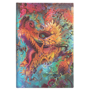 Paperblanks humming dragon mini - gelinieerd
